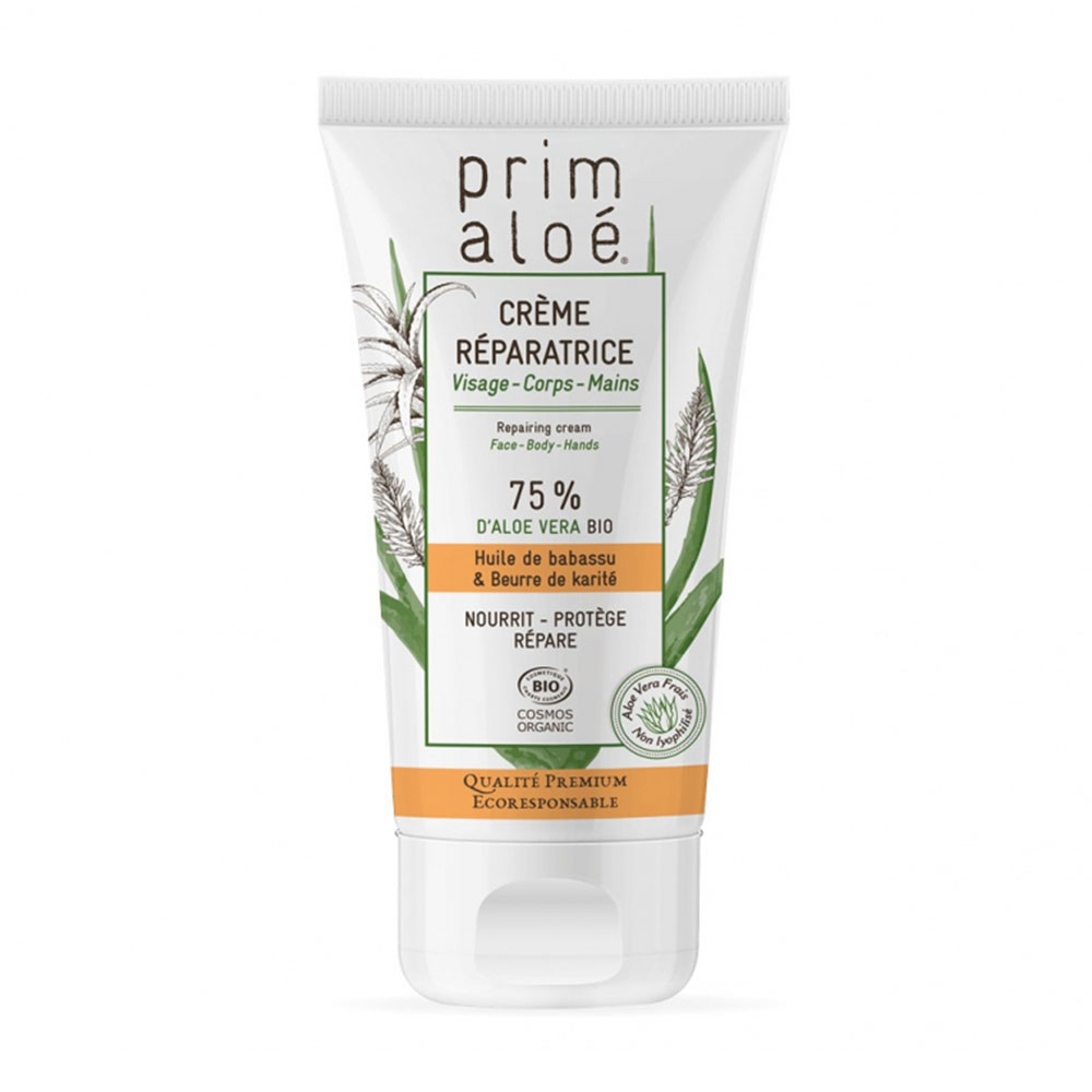 Prim Aloe Creme Reparatrice 75% Aloe Vera 150ml