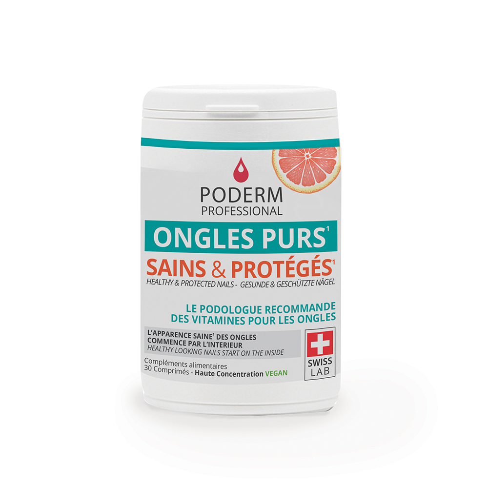 Poderm Ongles purs 30 comprimés