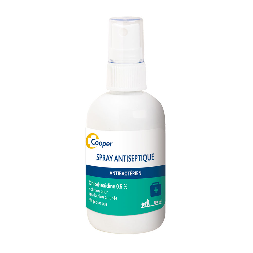 Cooper Spray Solution Antiseptique Chlorhexidine 0.5% 100ml