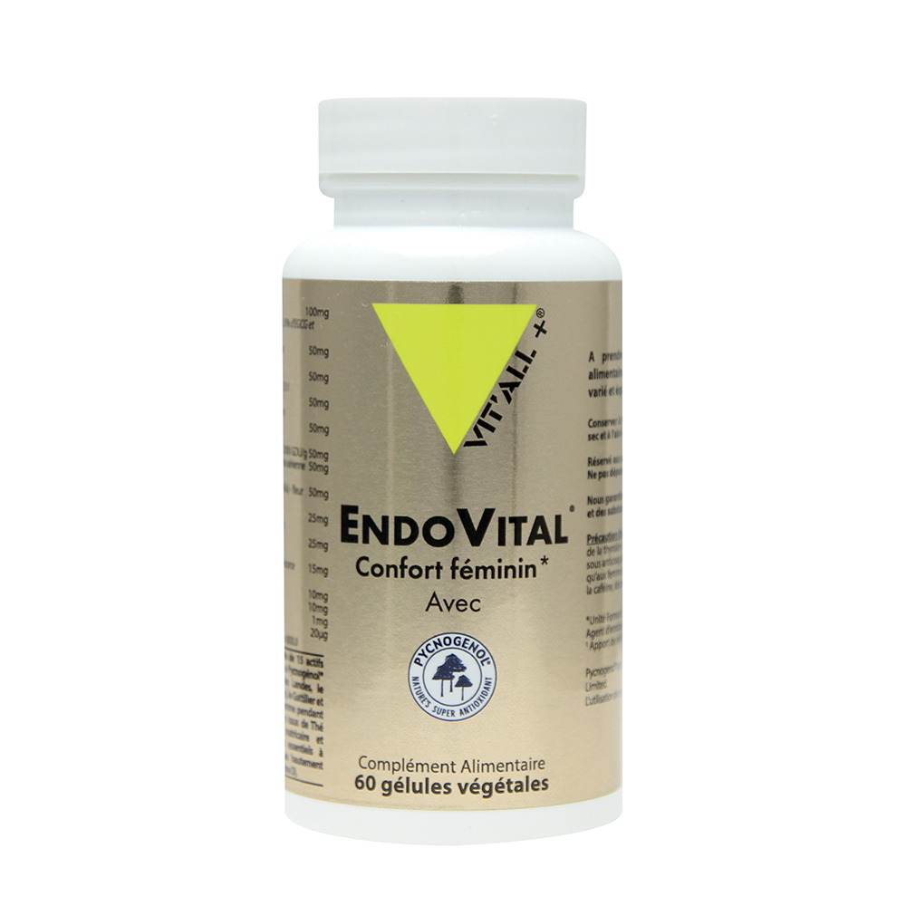 Vit'All+ Confort féminin Endovital avec Pycnogénol 60 gélules végétales