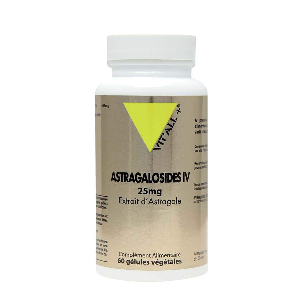 Vit'All+ Astragalosides IV 25mg 60 gélules végétales