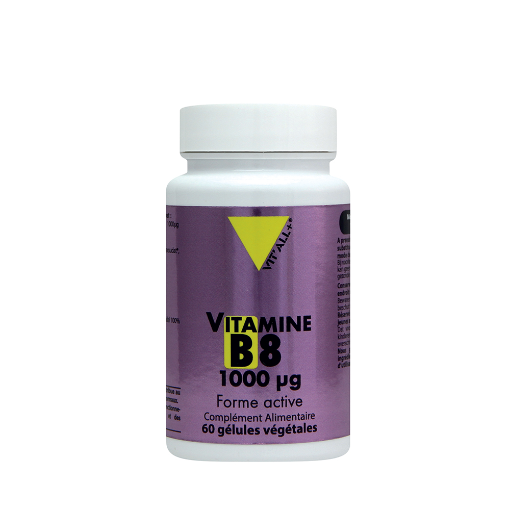 Vit'All+ VITAMINE B8 - 1000µg 60 gélules
