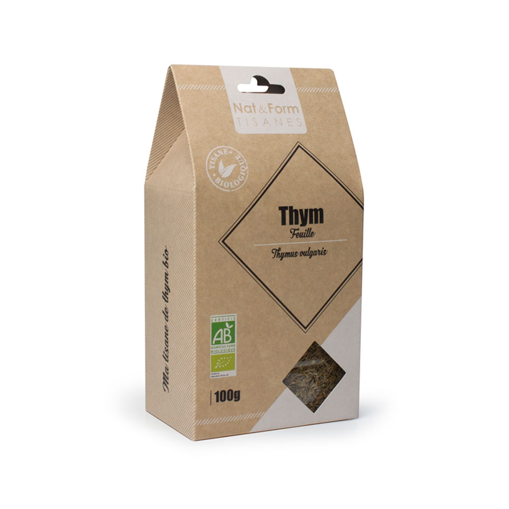 Nat&Form Tisane Thym Feuille Bio 100g