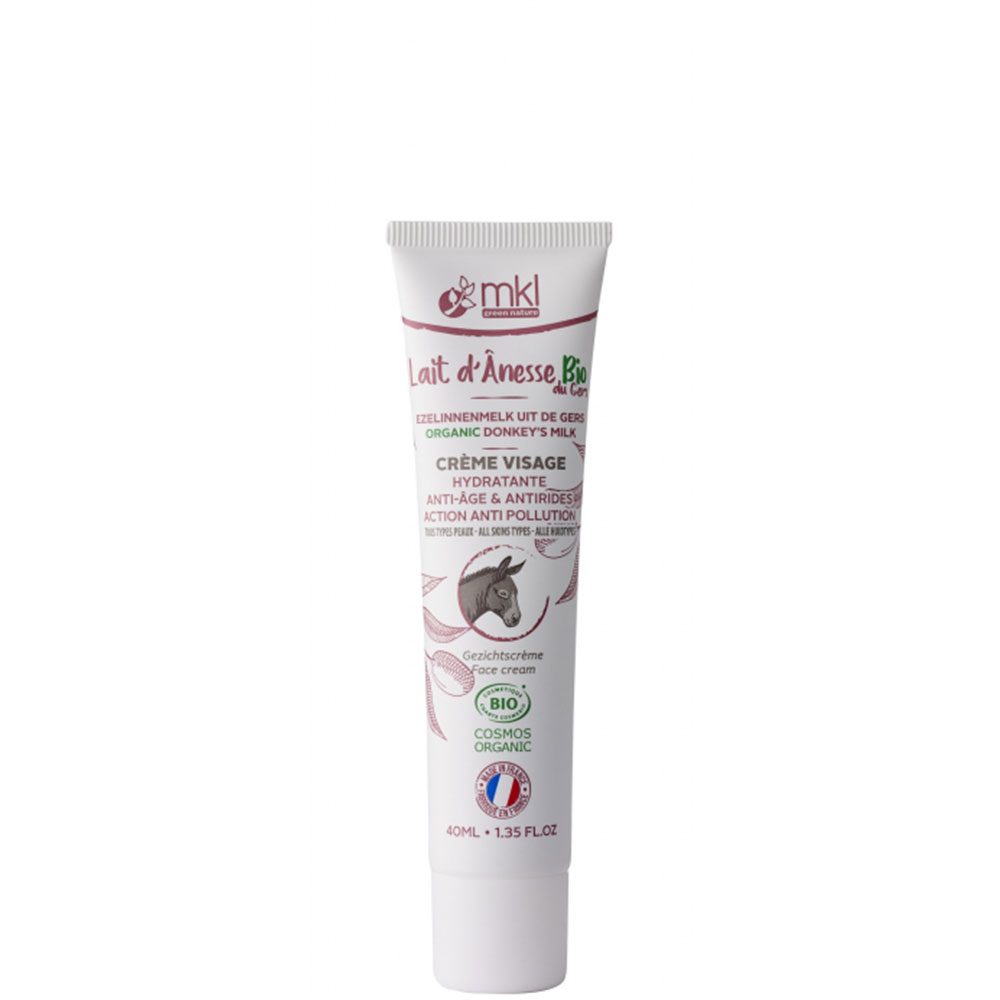 Mkl Lait d'Anesse Crème Visage Anti âge COSMOS ORGANIC 40ml