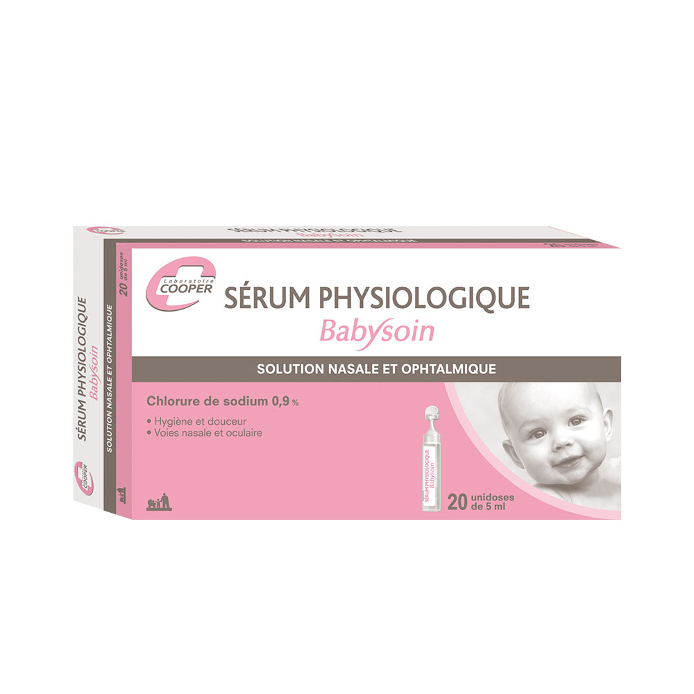 Babysoin Babysoin Sérum physiologique solution nasale et ophtalmique 20x5ml