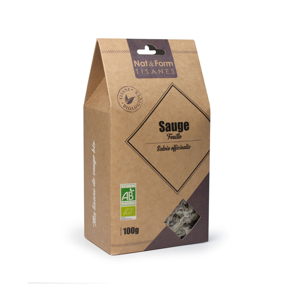 Nat&Form Tisane Sauge Feuille Bio 100g