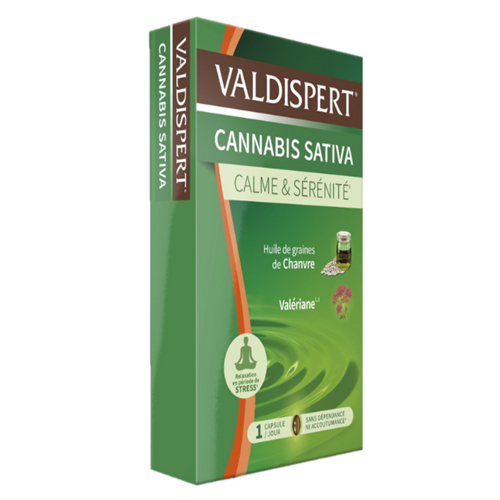 Valdispert Calme Et Serenite Cannabis sativa 24 Capsules