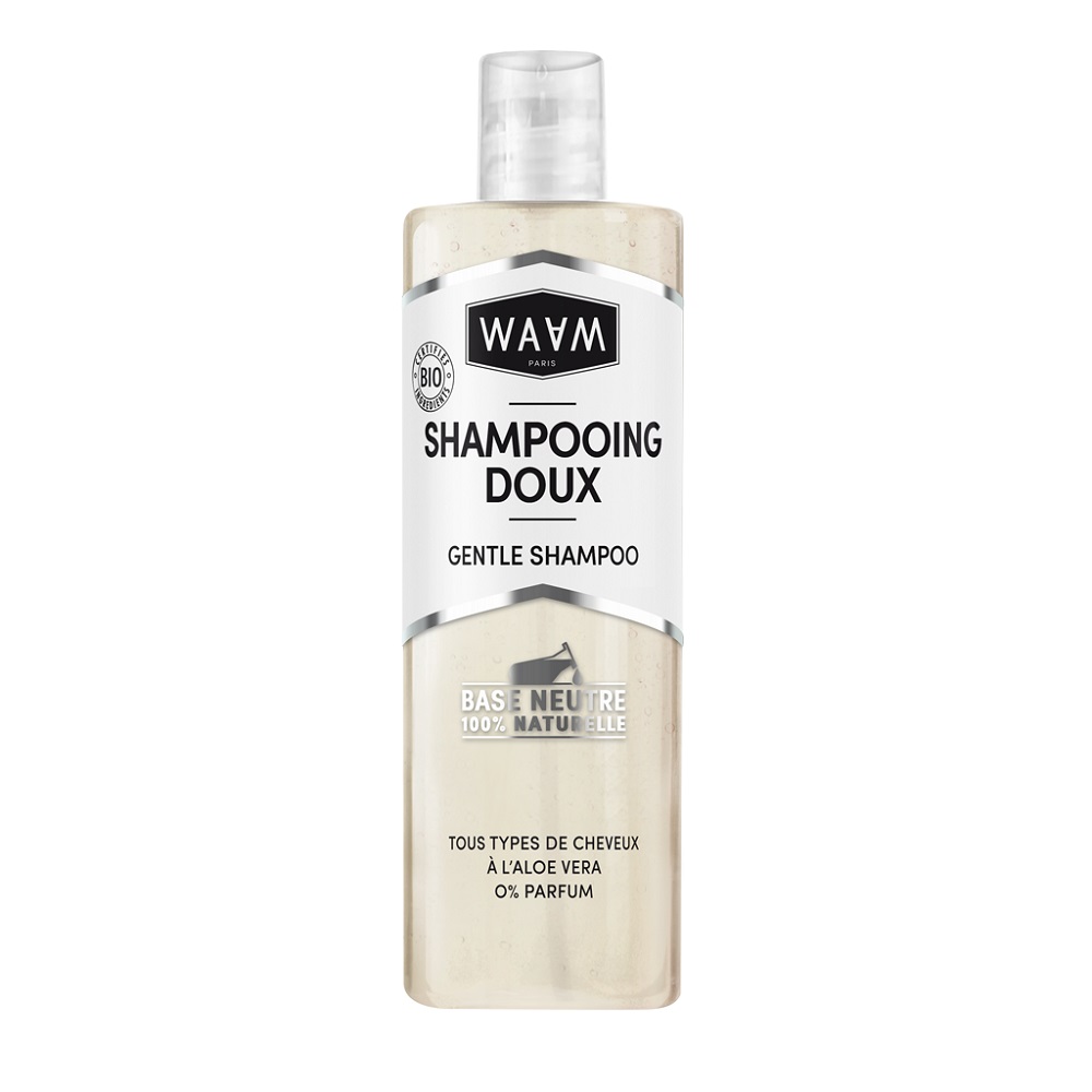 Waam Base shampooing doux a l'aloe vera 400ml