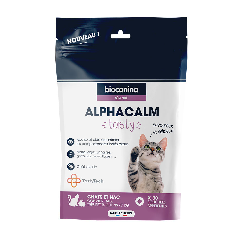 Biocanina Sérénité Alphacalm Tasty Chat x30 Bouchées appétentes