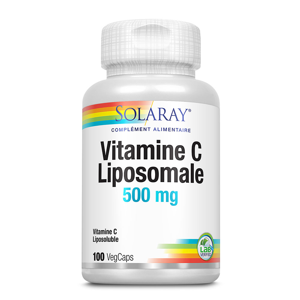 Solaray Vitamine C Liposomale 500 mg 100 capsules végétales