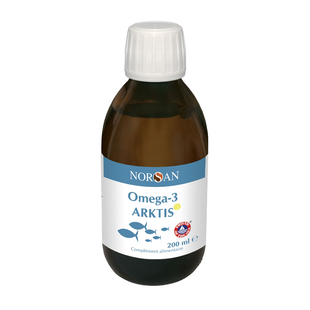 Norsan Oméga 3 Arktis Huile de foie de morue Citron 200ml