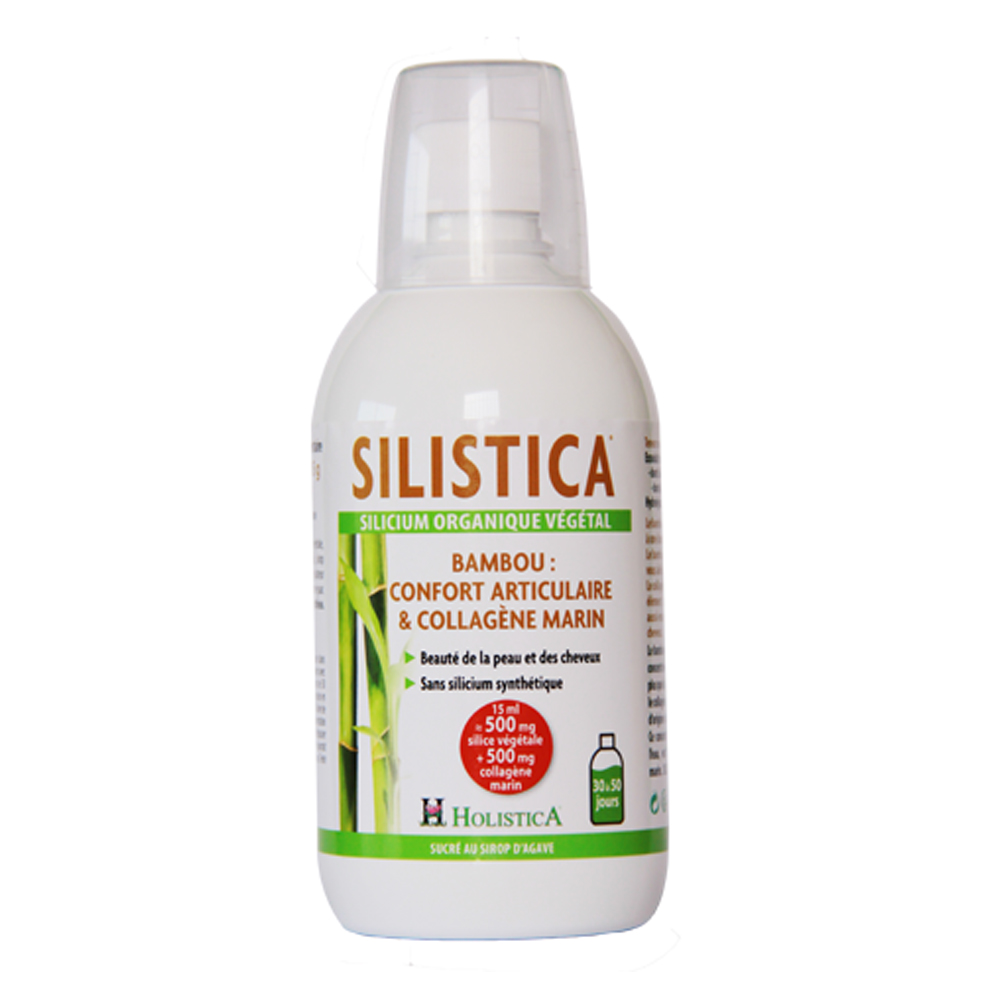 Holistica SILISTICA Silicium de Bambou et Collagène Marin 500ml