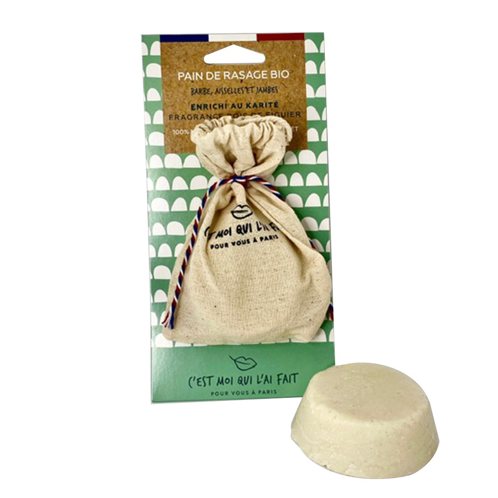 Diet World C'est Moi Qui L'ai Fait Pain de rasage bio : barbe, aisselles et jambes 55g