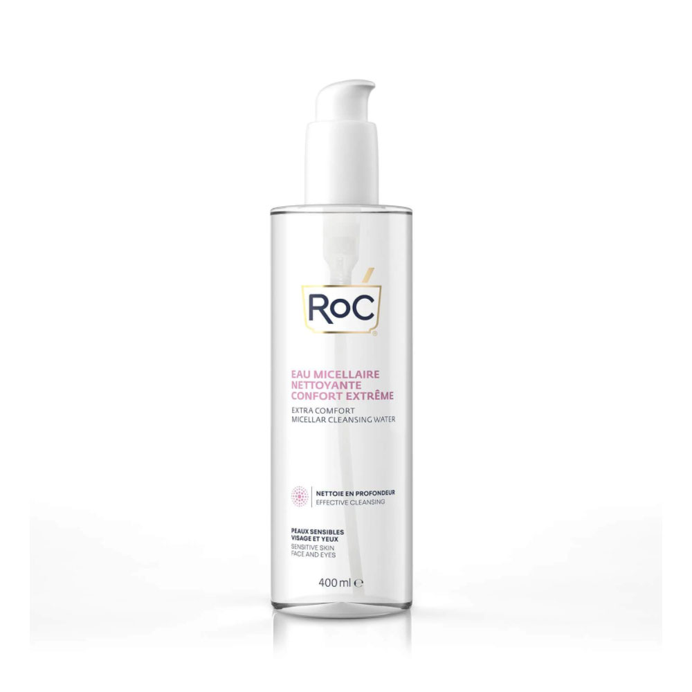 Roc Nettoyant visage Eau micellaire nettoyante confort extreme 400ml