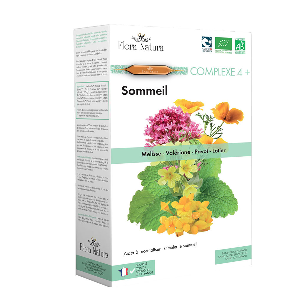 Flora Natura Sommeil Bio Complexe 4+ 20 ampoules