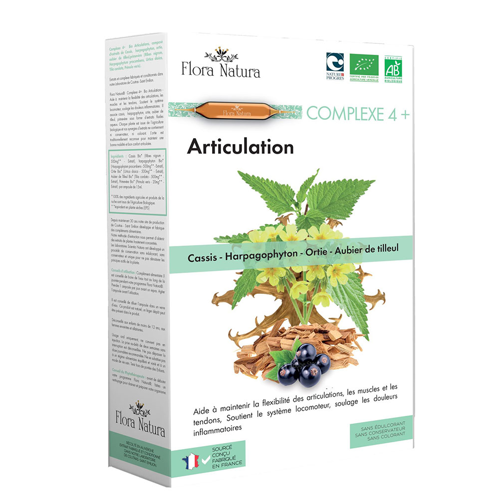 Flora Natura Articulation bio Complexe 4+ 20 ampoules
