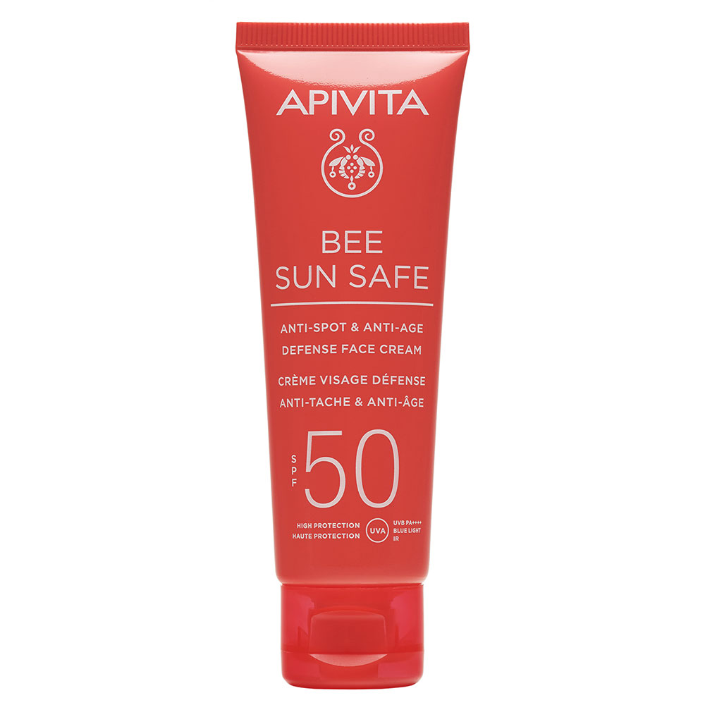 Crème Visage anti-tache & anti-âge SPF50 50ml Bee Sun Safe Apivita