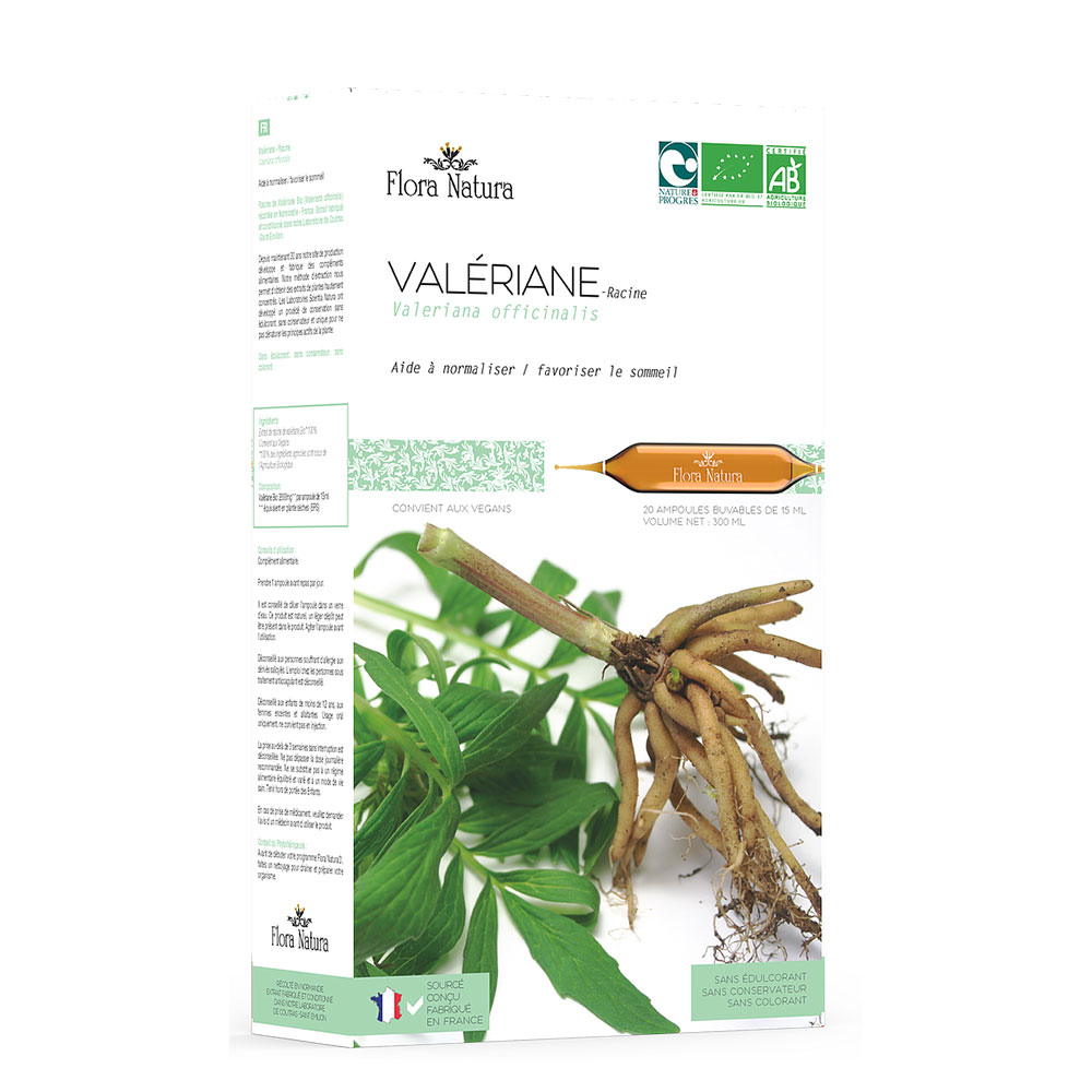 Flora Natura Valeriane Bio Sommeil 20 ampoules