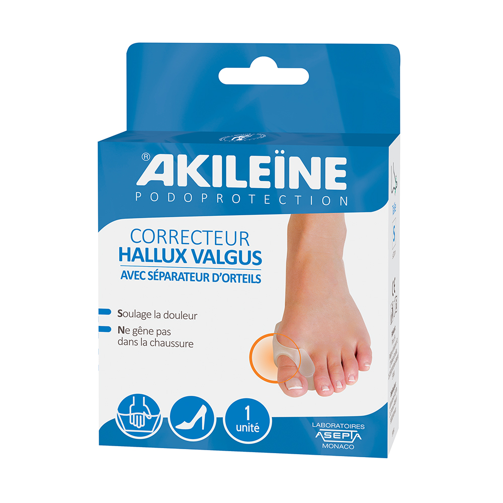 Asepta Akileine Correcteur hallux valgus séparateur x 1