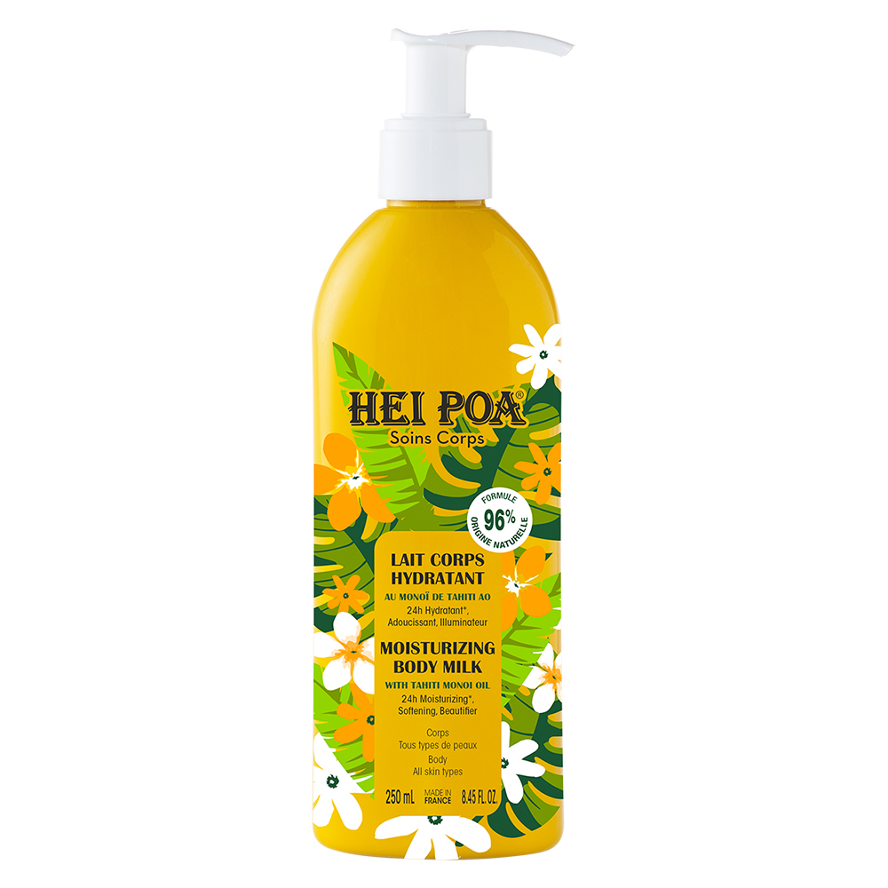Hei Poa Soins Corps Lait Hydratant Au Monoï de Tahiti AO 250ml
