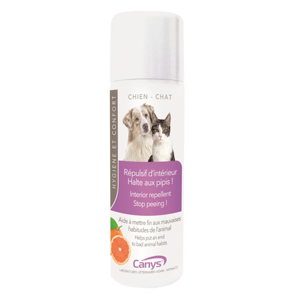 Canys Répulsif d’intérieur halte aux pipis ! Aérosol 150ml