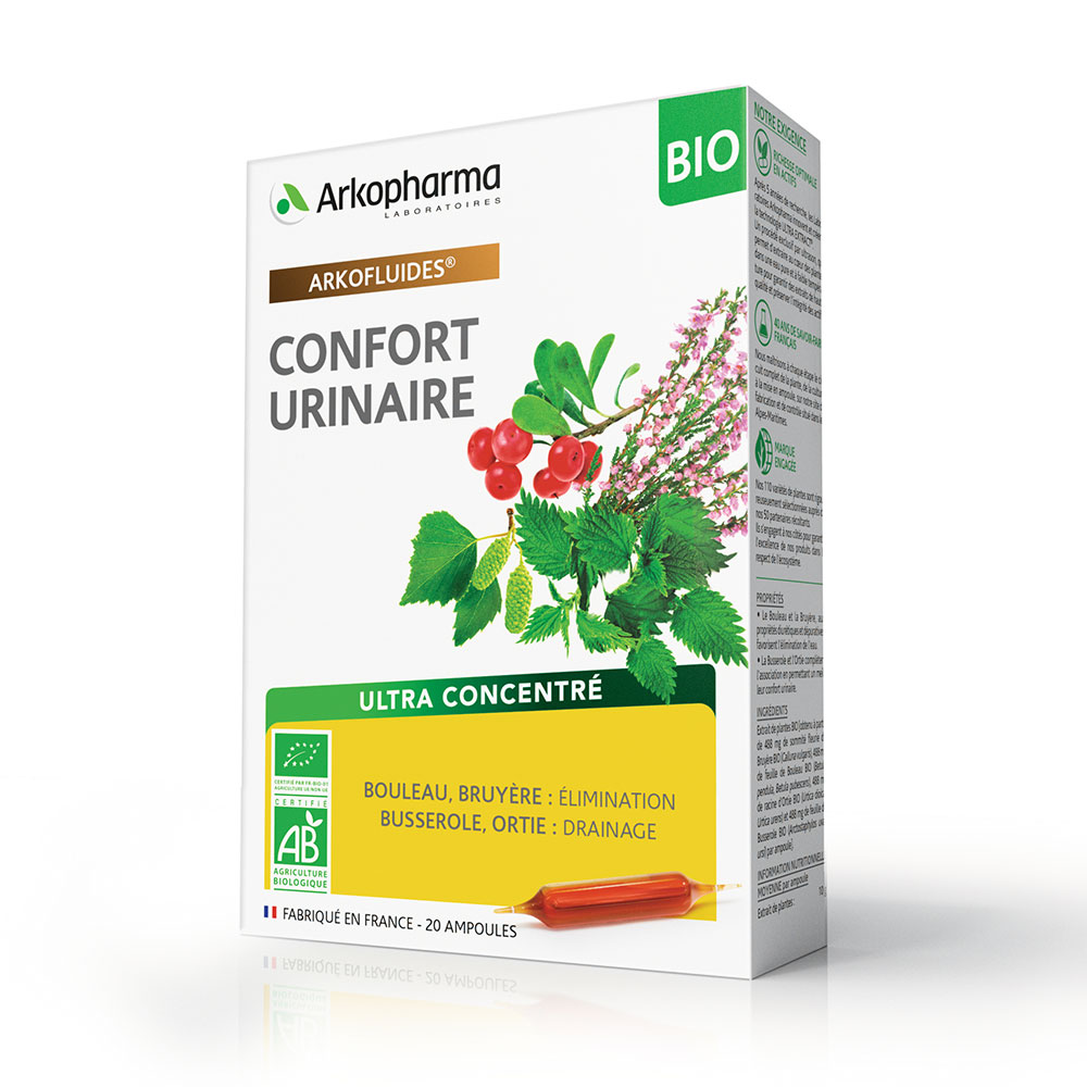 Arkopharma Arkofluides Confort Urinaire Bio 20 Ampoules