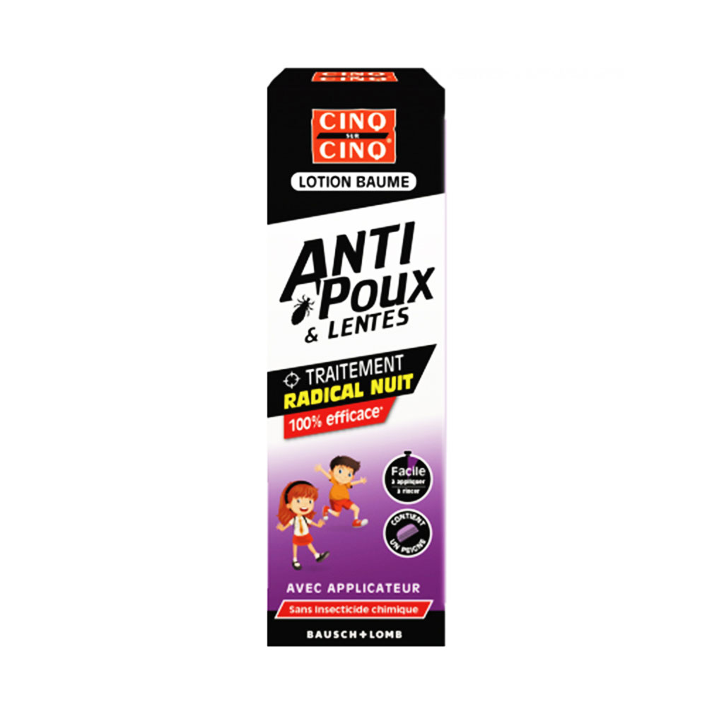 Cinq Sur Cinq Lotion Baume Anti-poux Et Lentes + Applicateur 100ml