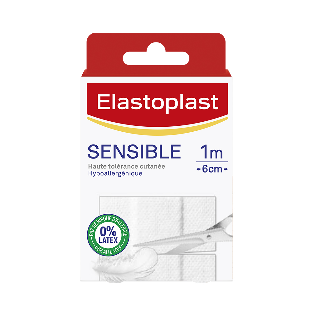 Elastoplast Pansements Bandes à Découper Sensible 1mx6cm