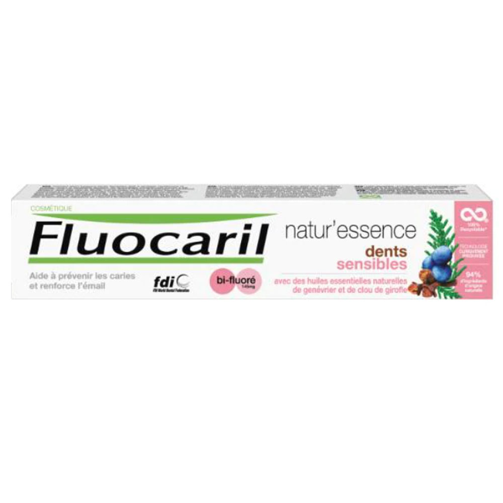 Dentifrice dents sensibles 75ml Natur'Essence Fluocaril