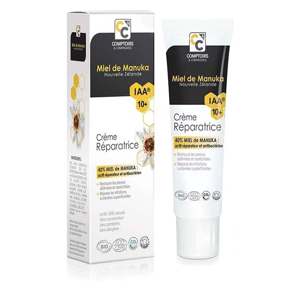 Comptoirs Et Compagnies Crème réparatrice Miel de Manuka Bio 40ml