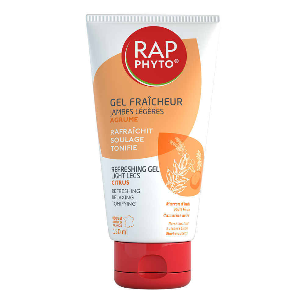 Rap Phyto Gel Fraîcheur Jambes Légères Parfum Agrumes 150ml