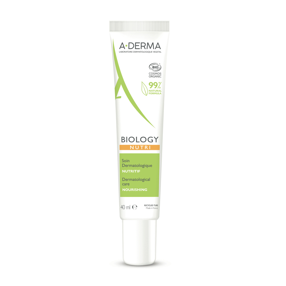 A-Derma Biology Soin dermatologique nutritif Bio 40ml
