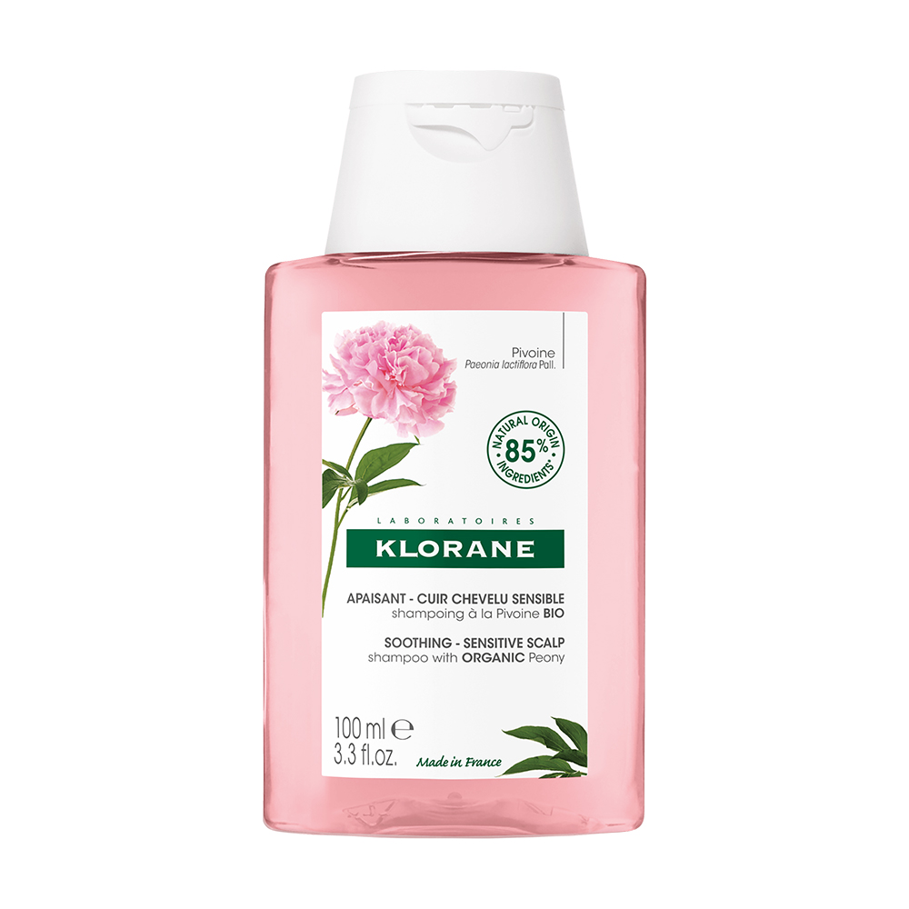 Klorane Pivoine Shampooing Apaisant Cuir chevelu sensible Bio 100ml