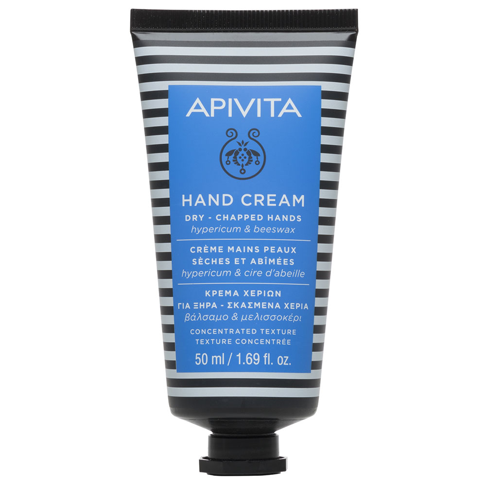 Apivita Crème mains Hypericum Peaux sèches et abîmées 50ml