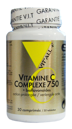 Vitamine C Complexe 750 30 Comprimés Vit'All+