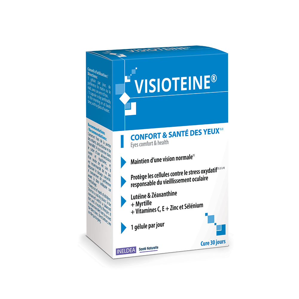 Ineldea Santé Naturelle Visioteine Confort et santé des yeux 30 gélules