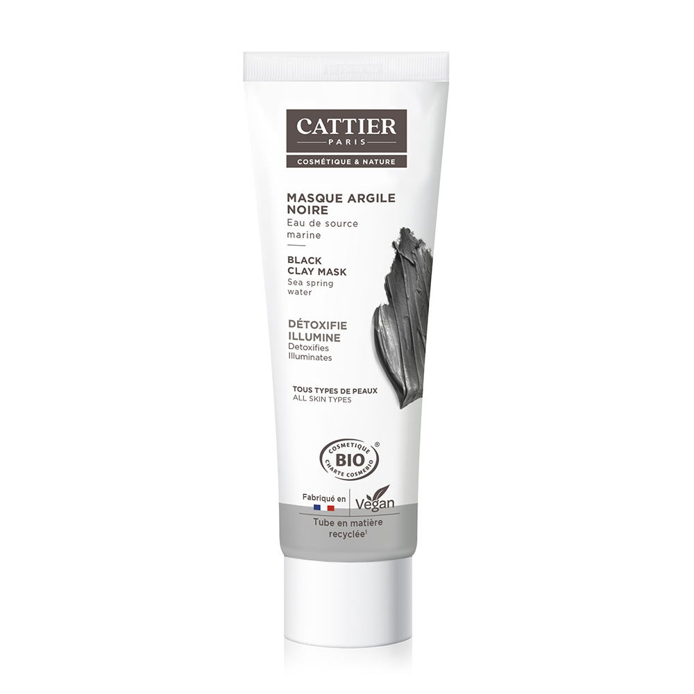 Cattier Argile Masque Noire Bio 100ml