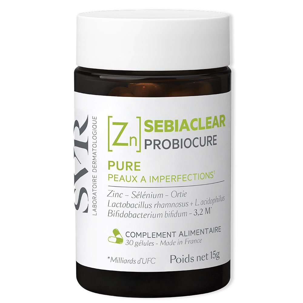 Svr Probiocure Sebiaclear Pure Peaux A Imperfections 30 gélules