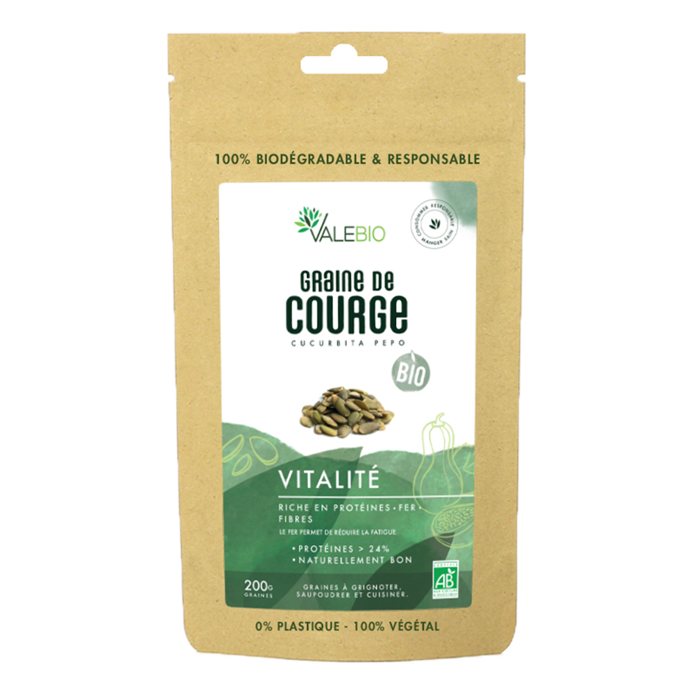 Valebio Graine De Courge Bio 200g