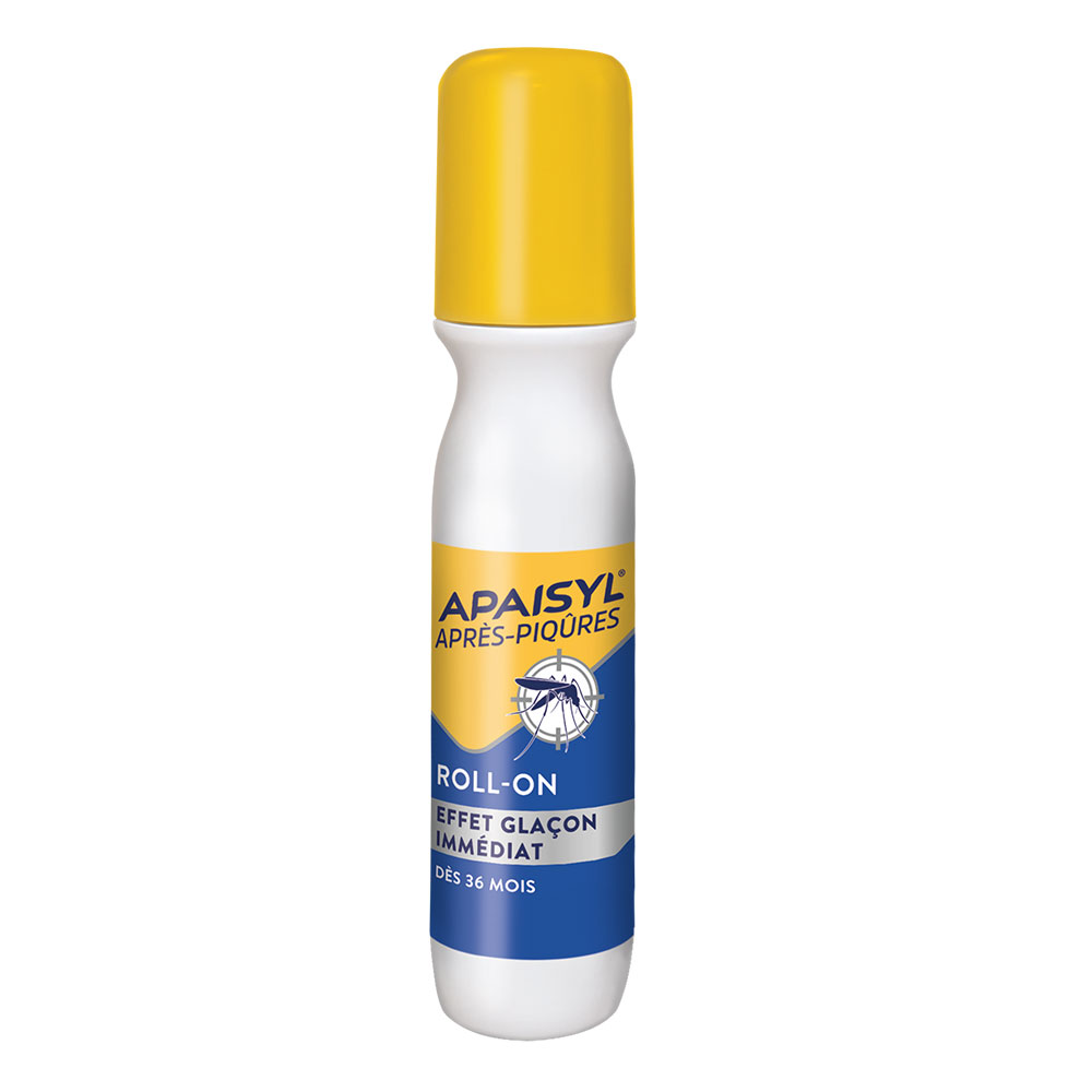 Apaisyl Roll-on Après Piqûres De Moustiques Effet Glacon Dès 36 Mois 15ml