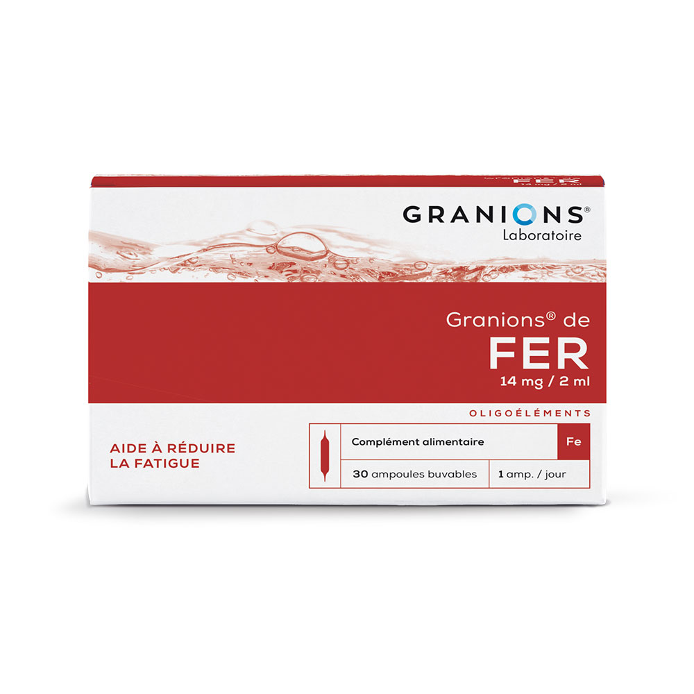 Granions Fer 30 Ampoules Buvables