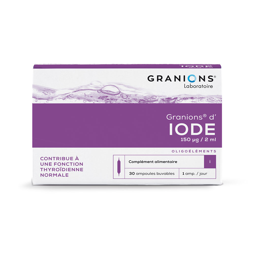 Granions D'iode 30 Ampoules de 2ml