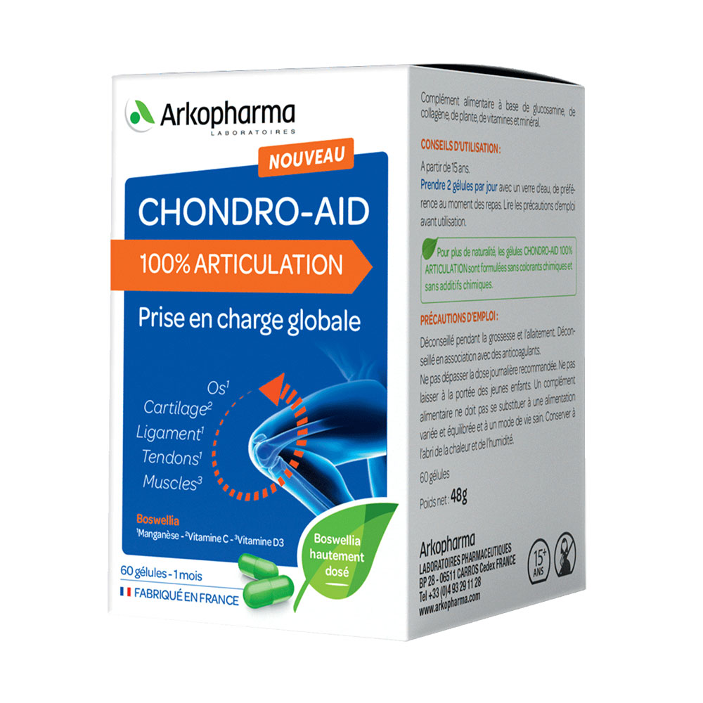Arkopharma Chondro-Aid 100% Articulations 60 gélules