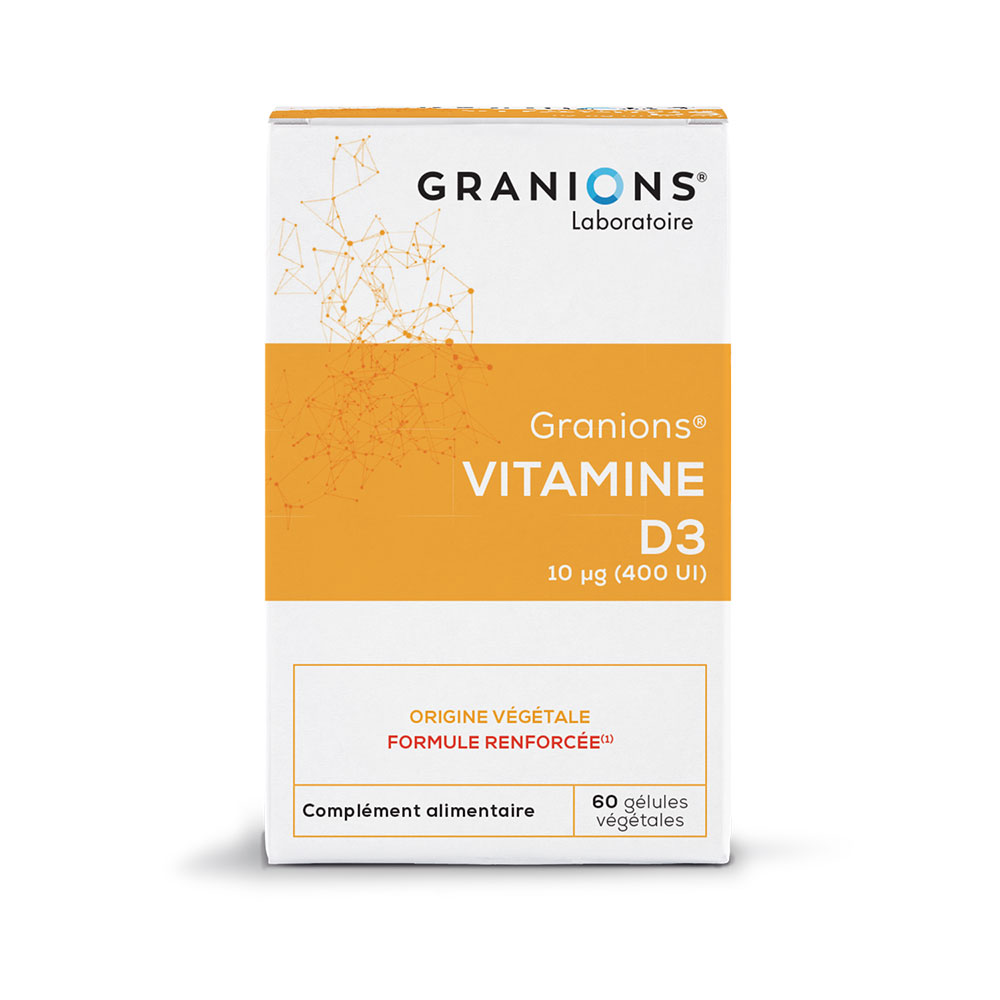 Granions Vitamine D3 60 Gelules