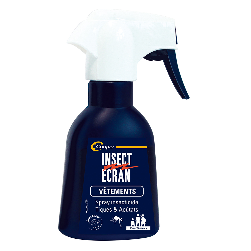 Insect Ecran Vêtements Spray Insecticide Tiques Et Aoutats 200ml