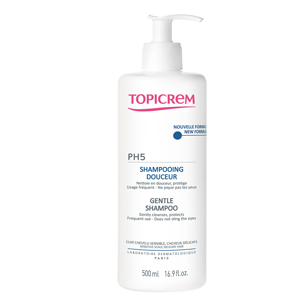 Topicrem pH5 Ph5 Shampooing Lait Douceur Cuir Chevelu Sensible 500ml