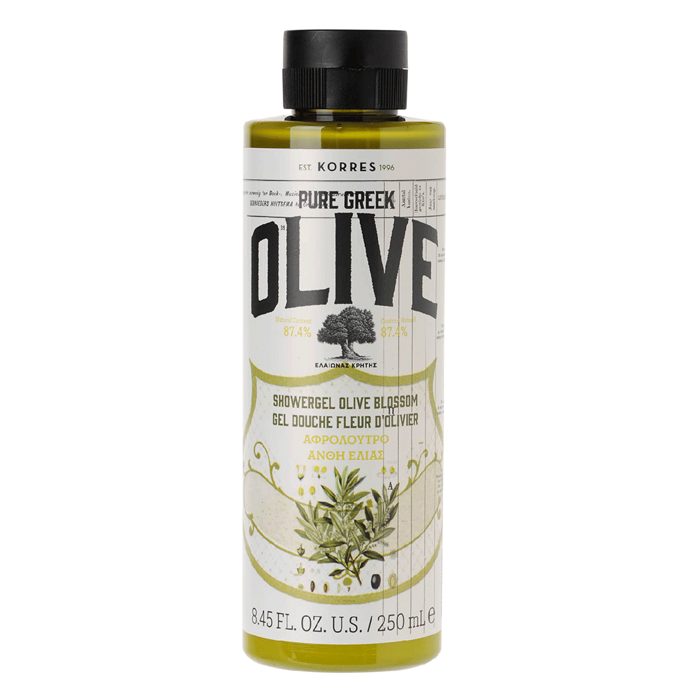 Korres Pure Greek Olive Gel douche Olive & Fleur d'Olivier 250ml